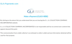 GLA Collection Company website