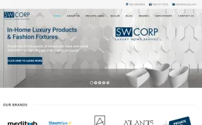 Spa World Corporation website