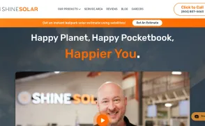 Shine Solar website