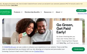 Coastal Credit Union website