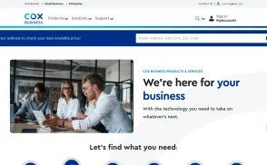Cox Business website