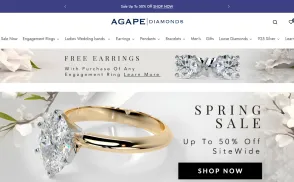 Agape Diamonds website