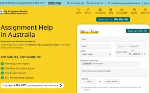 My Assignment Services website