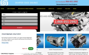 Sharper Edge Engines website