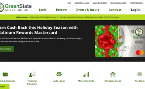GreenState Credit Union website