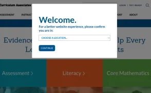 Curriculum Associates website