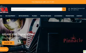 TSA Welding Supplies website