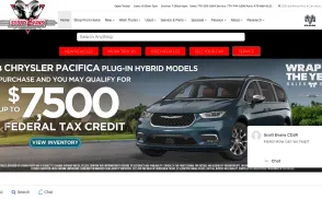 Scott Evans Chrysler Dodge Jeep Ram website
