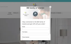 BreathableBaby website