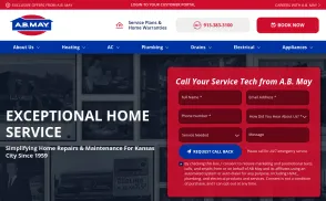 A.B. May website