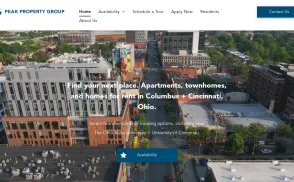 Peak Property Group website