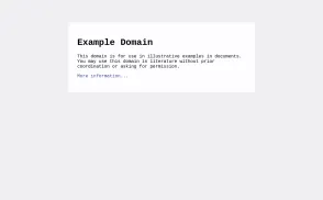 Example.com website