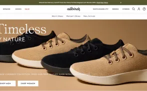 AllBirds website