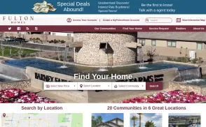 Fulton Homes website