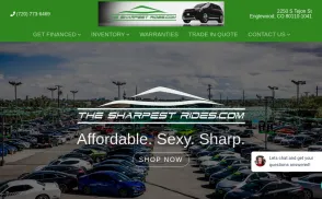 The Sharpest Rides website