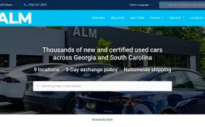 Atlanta Luxury Motors Roswell website