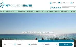 My Vacation Haven website