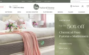 Natural Home by The Futon Shop website