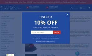 American Floor Mats website