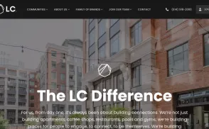 Lifestyle Communities website