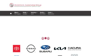 Anderson Automotive Group website
