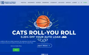 University of Kentucky Federal Credit Union website