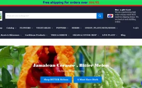 Caribbean Garden Seed website