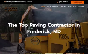 Testa Asphalt Paving website