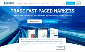 Nadex website