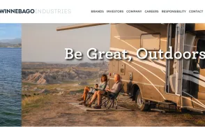 Winnebago Industries website