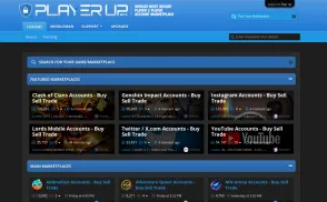 PlayerUp website