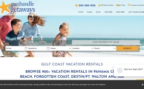 Panhandle Getaways website
