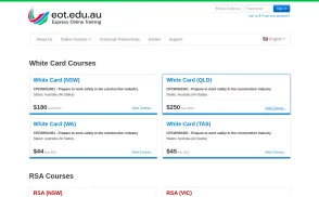 Express Online Training website
