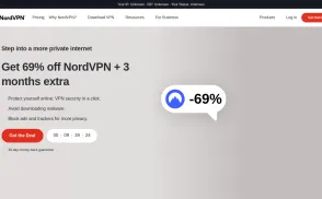 NordVPN website