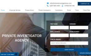 InTimeInvestigations website