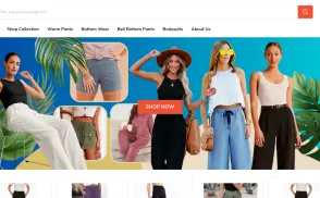Women's Comfy Pants website