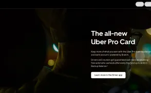 Uber Pro Card website