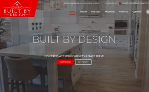 Built By Design Cabinets website