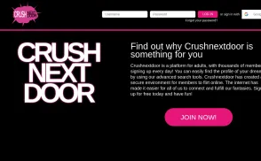 Crush Next Door website