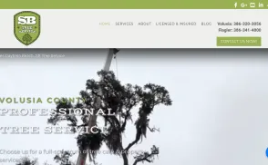 SB Tree Service website