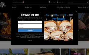 Pit Boss Grills website