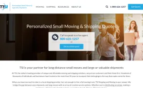 TSI Shipping website