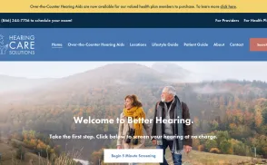 Hearing Care Solutions website