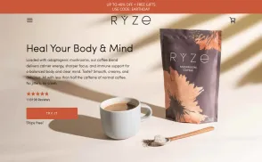 Ryze Superfoods website