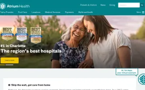 Atrium Health website