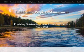 Cobblestone Property Management website