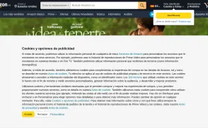 Amazon ES website