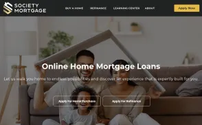 Society Mortgage website