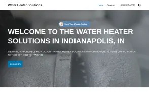 Water Heater Solutions website