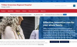 TriStar Greenview Regional Hospital website